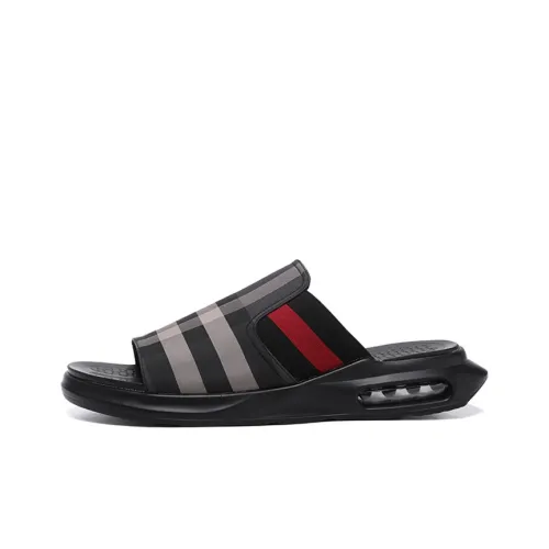 Lady's House Резиновая подошва Тихий Слипоны Мужской Черный