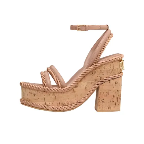 Valentino One Ремень Сандалии 13 см Женские Розовые