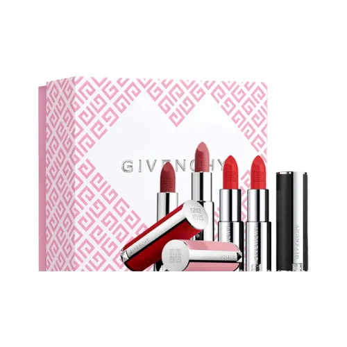 Givenchy Heartfelt Between The Lips Lipstick Gift Box Set Матовый Lambskin N306+Lambskin N333+Pink N27+Red N37