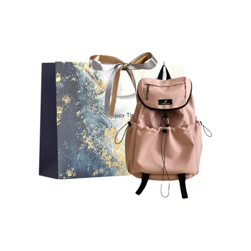 Iman's House Нейлоновый Рюкзак Женский Розовый Синий Белый Черный