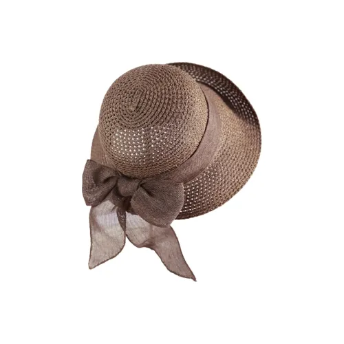 Youyoulan Целлюлозный материал And Полиэстер Соломенная шляпа Ведро Шляпа от солнца Унисекс