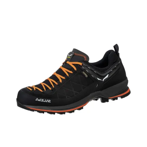 SALEWA Trainer 2 Slip-Resistant Abrasion-Resistant Waterproof Low-Top Hiking Shoes Men's Black SALEWA Trainer 2 Противоскользящий Устойчивый к износу Водонепроницаемый Низкий Топ Походная обувь Мужской Черный