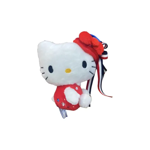 Sanrio Family Хелло Китти Япония Sanrio Kitty 50th Anniversary Красный Kitty Куклы Плюшевый Подвеска Трумпеты Высокие