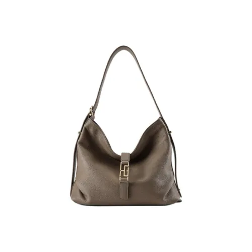 HONGU Сумка из коровьей кожи сумка через плечо женская экрю слоновая серый