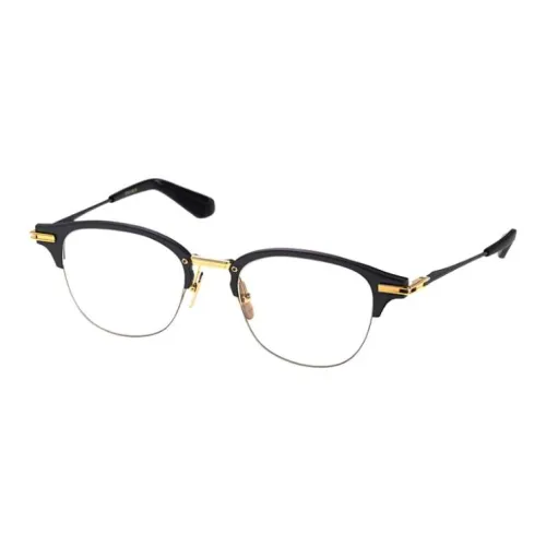 DITA Oval Оправы для очков Унисекс Черный