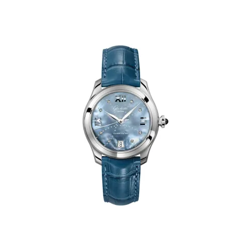 GLASHUTTE ORIGINAL LADIES COLLECTION Женская коллекция Механический механизм Женские часы Часы 36 мм Синий циферблат