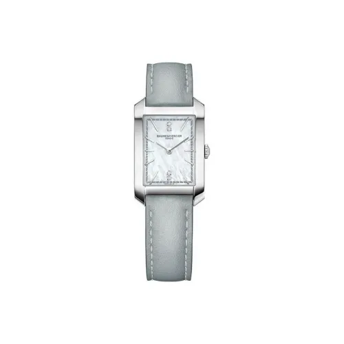 Baume Mercier Hampton Collection Кварцевый механизм Унисекс Часы 35*22,2*8,1 мм Мать Жемчуга Циферблат Цвет
