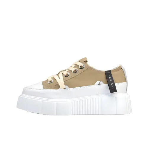 Inuikii Low-Top Canvas Shoes Green Women's