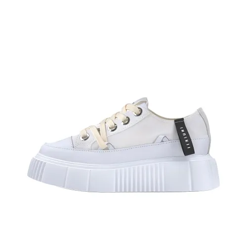 Inuikii Low-Top Canvas Shoes White Women's