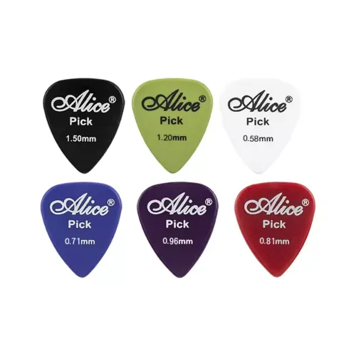 ALICE ABS Материал 100 шт В комплекте с коробкой Guitar PICKS Матовый внешний вид Антискользящее сцепление PICKS