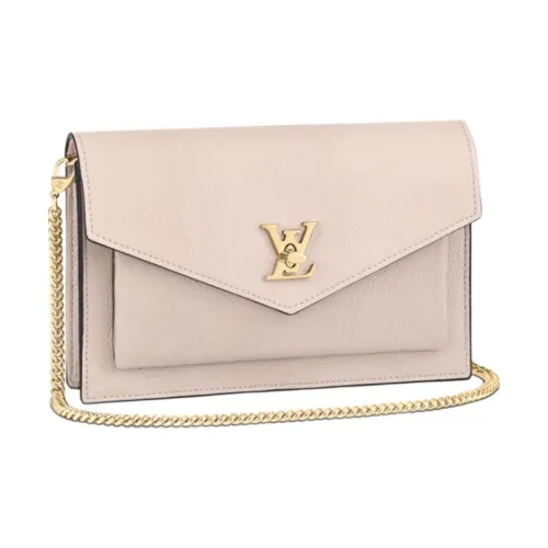 LOUIS VUITTON Mylockme Телячья кожа Сумка с цепочкой Ручная Сумка через плечо Сумка через плечо Женская