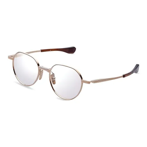 DITA Oval Оправы для очков Унисекс Золото