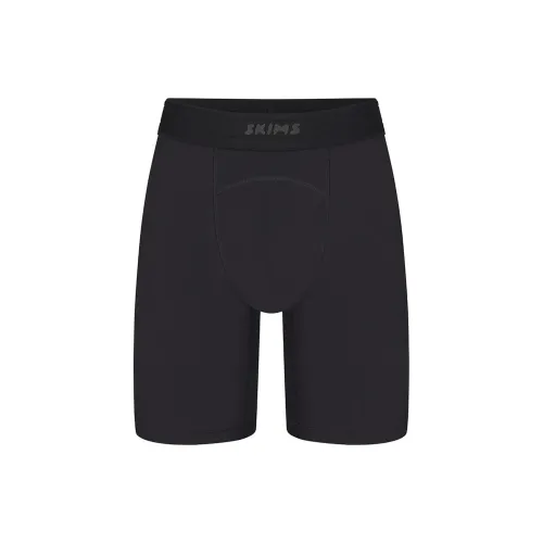 SKIMS SPORT MENS 9' Боксер Brief Нижнее белье Мужской 1 упаковка Обсидиан Цвет обсидиана