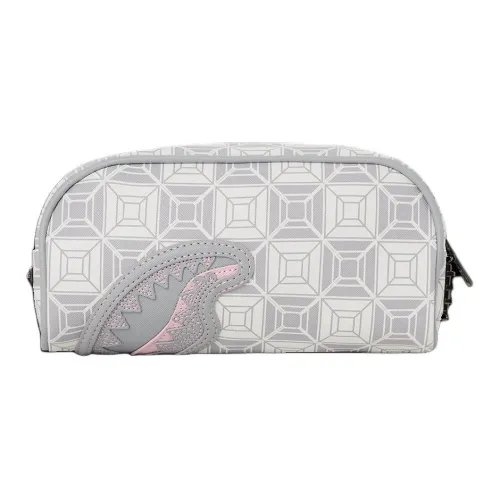 SPRAYGROUND Кожа Клатч Кошелек Маленький Унисекс Серый