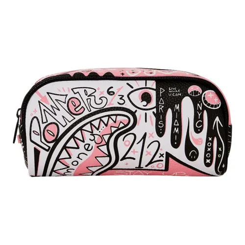 SPRAYGROUND Веганский кожаный клатч женский розовый черный