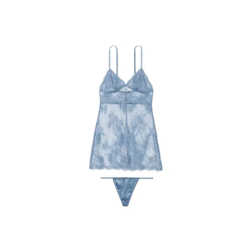 Victoria's Secret Сексуальный комплект пижамы KI женский джинсовый синий