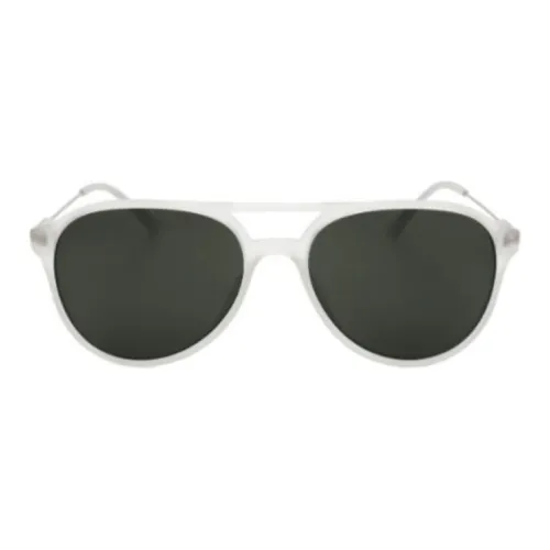 CK Calvin Klein Aviator Солнцезащитные очки Мужские Белые