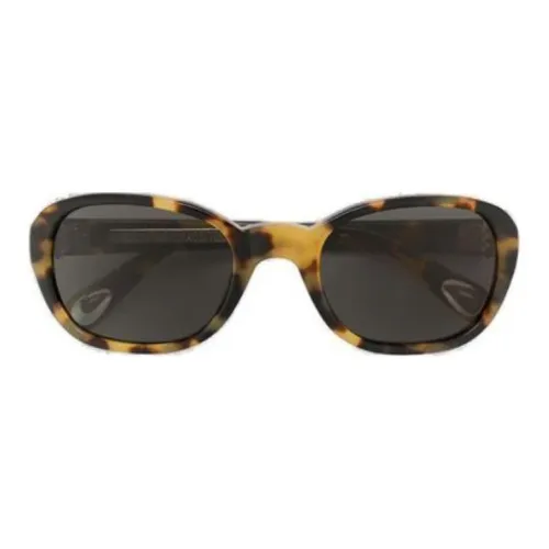 Ann Demeulemeester Ацетат OVAL SUNGLASSES Унисекс Черепаховый