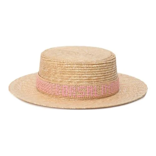 Borsalino Straw Raffia Hats Caps Women's Brown