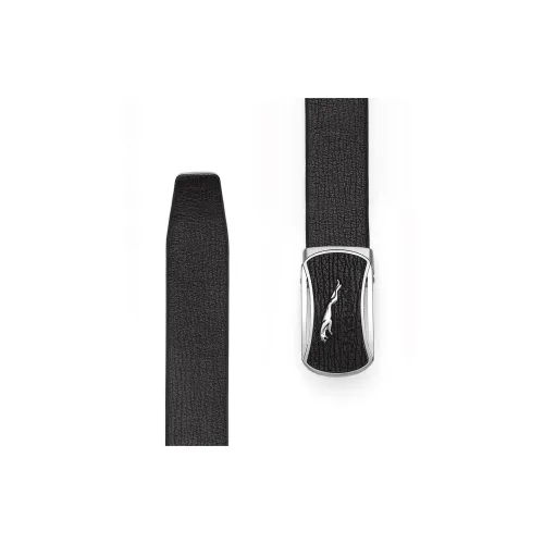 JAGUAR Мужской бизнес автоматическая застежка улучшенная коробка ремни из коровьей кожи черный ширина 3,4 см