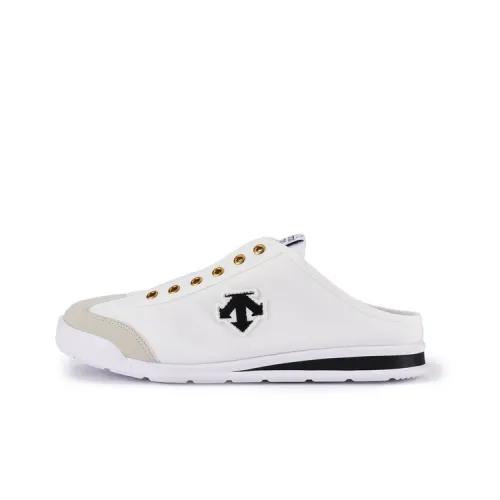 DESCENTE Chron Low Топ Casual Унисекс Черный Белый