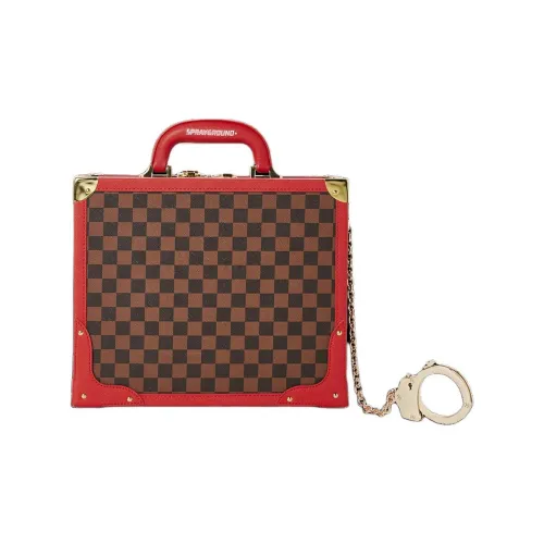 SPRAYGROUND Веганская кожа Briefcase Сумка Унисекс Красный Коричневый