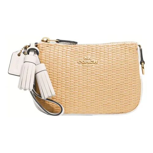 COACH Nolita Ткань Сумка Сумка через плечо Маленькая Женская Экрю и Хаки