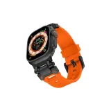 【Черный Vitality Апельсин】Эксплорер-Механический Ветер Силиконовый ремешок