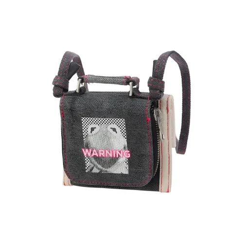 LINING Disney Коллаборация Ткань Сумка через плечо Стандартная Унисекс Черная