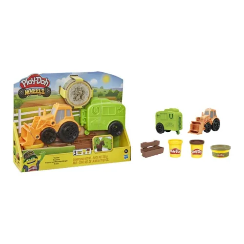 Играть Doh Peel Learn Transportation Коллекция Tractor Развивающие игрушки