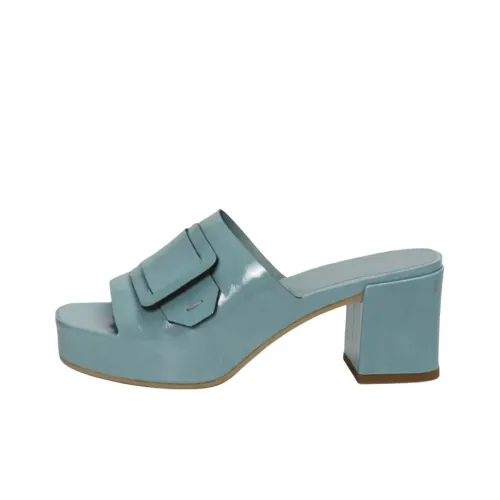 DEL CARLO Слипоны 6 см Женские Blue