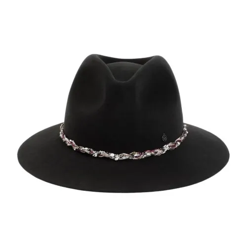 Maison Michel Шерсть Цилиндры Женские Черный