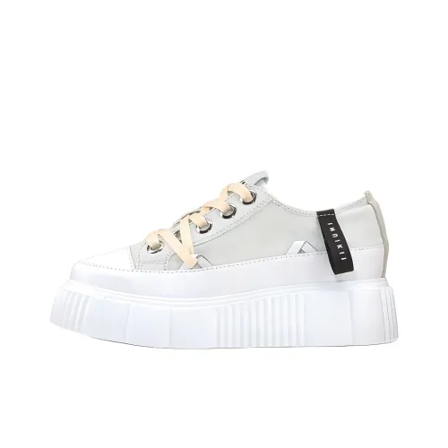 Inuikii Low-Top Canvas Shoes Gray Women's