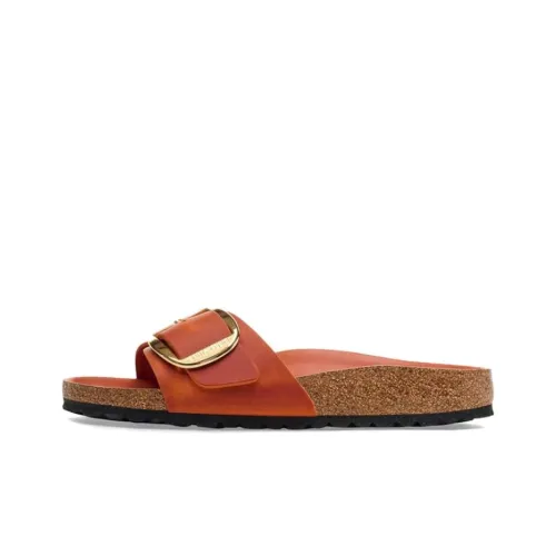 Birkenstock Madrid Big Buckle Series Слипоны Апельсин Женские