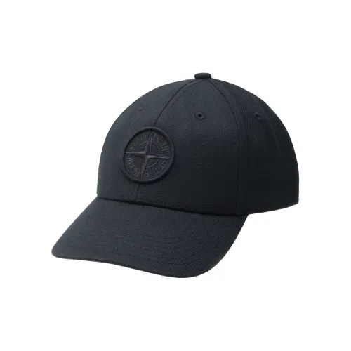 Stone Island Хлопковые кепки черные мужские