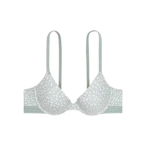 Victoria's Secret Бюстгальтер Женский Светло-Зеленый С Принтом