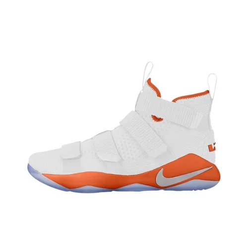 Nike Zoom Soldier 11 LeBron Амортизация Противоскользящие Устойчивые к истиранию Высокие Баскетбольные кроссовки Унисекс