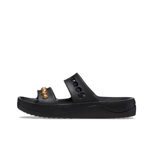 Crocs Slip-on устойчивые к истиранию женские черные