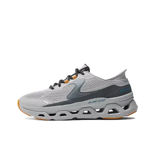 Skechers Glide Step Altus Амортизация Низкий Топ Беговые кроссовки Мужские Серые
