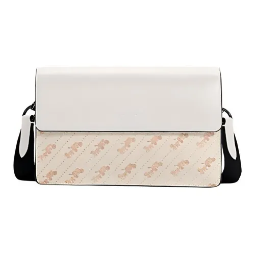 COACH Тернер Сумка через плечо из коровьей кожи маленькая мужская белая