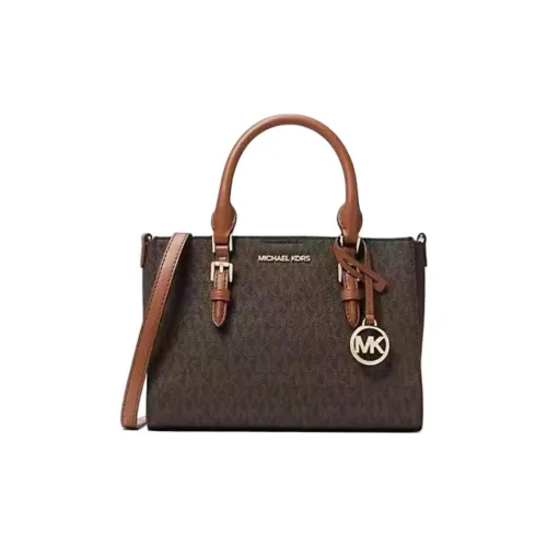 MICHAEL KORS Покрытый холст с полиэстером и полиуретаном сумка через плечо маленькая сумка через плечо женская коричневый