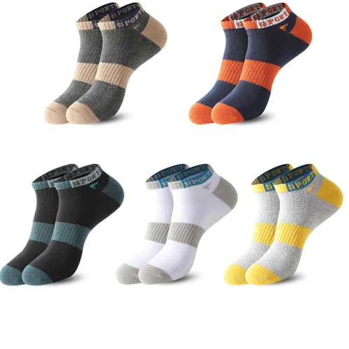 SEPTWOLVES Низкие носки для мужчин 5 пар набор в подарочной коробке