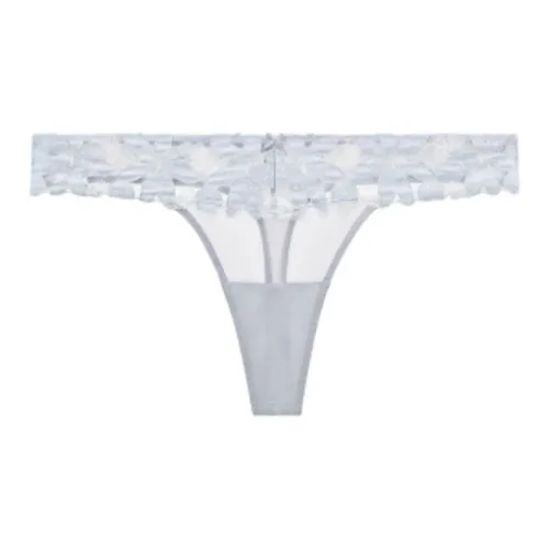 Victoria's Secret 1 пачка Светло-серый фиолетовый Женский стринг
