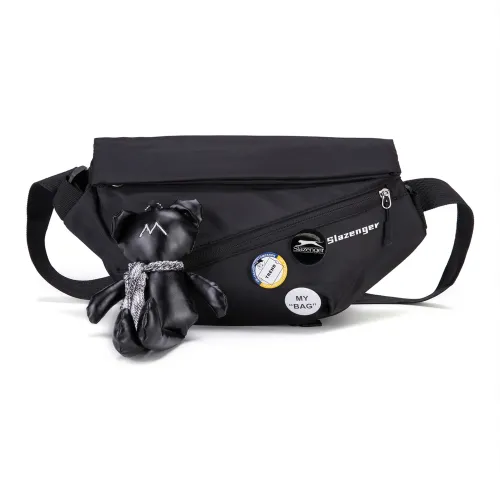 Slazenger Нейлоновая ткань Съемная кукла Значок Бананка Сумка через плечо Сумка Sling Средний Унисекс