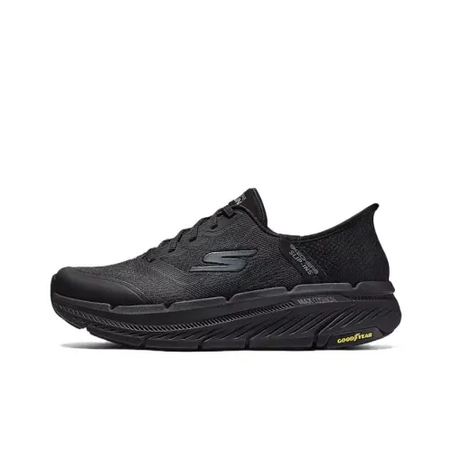 Skechers MEN'S GO Амортизация Дышащий Легкий Низкий Топ Беговые кроссовки Мужской Черный