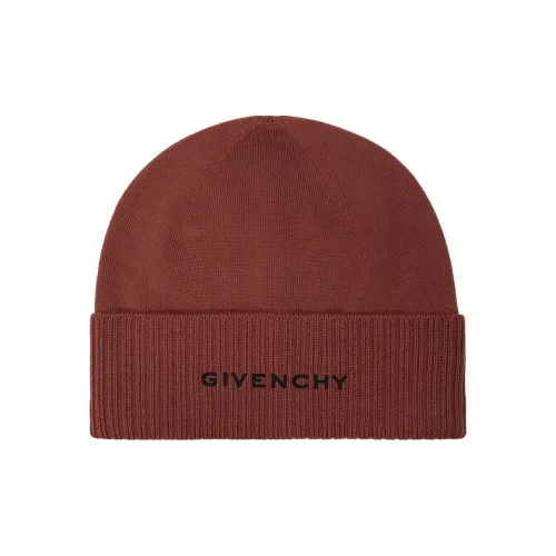 GIVENCHY Шерсть Бини Мужской Красный Коричневый