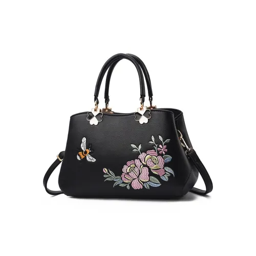 Bywhich ПУ (полиуретан) Сумка через плечо Сумка Обычная Женская Черная