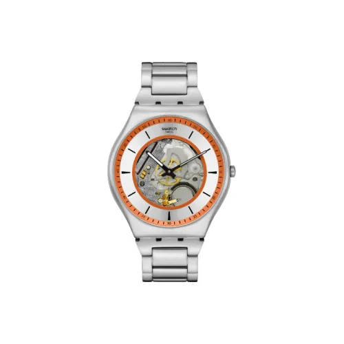 Swatch Quartz Механизм Мужские часы 42mm*45,6mm*6,7mm Серый
