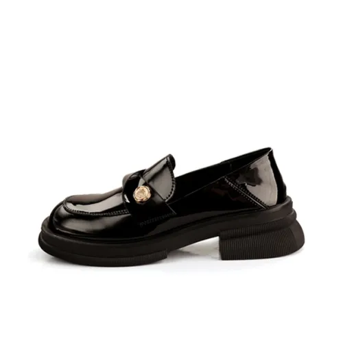 STUDIO LEE Лоферы 4,5 см Женские Черные