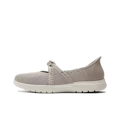 Skechers ON THE GO Женские повседневные туфли, цвет тауп, женские